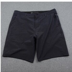 Vuori Mens 34‎ Gray Athletic Training Shorts Activewear Performance Stretch Gym